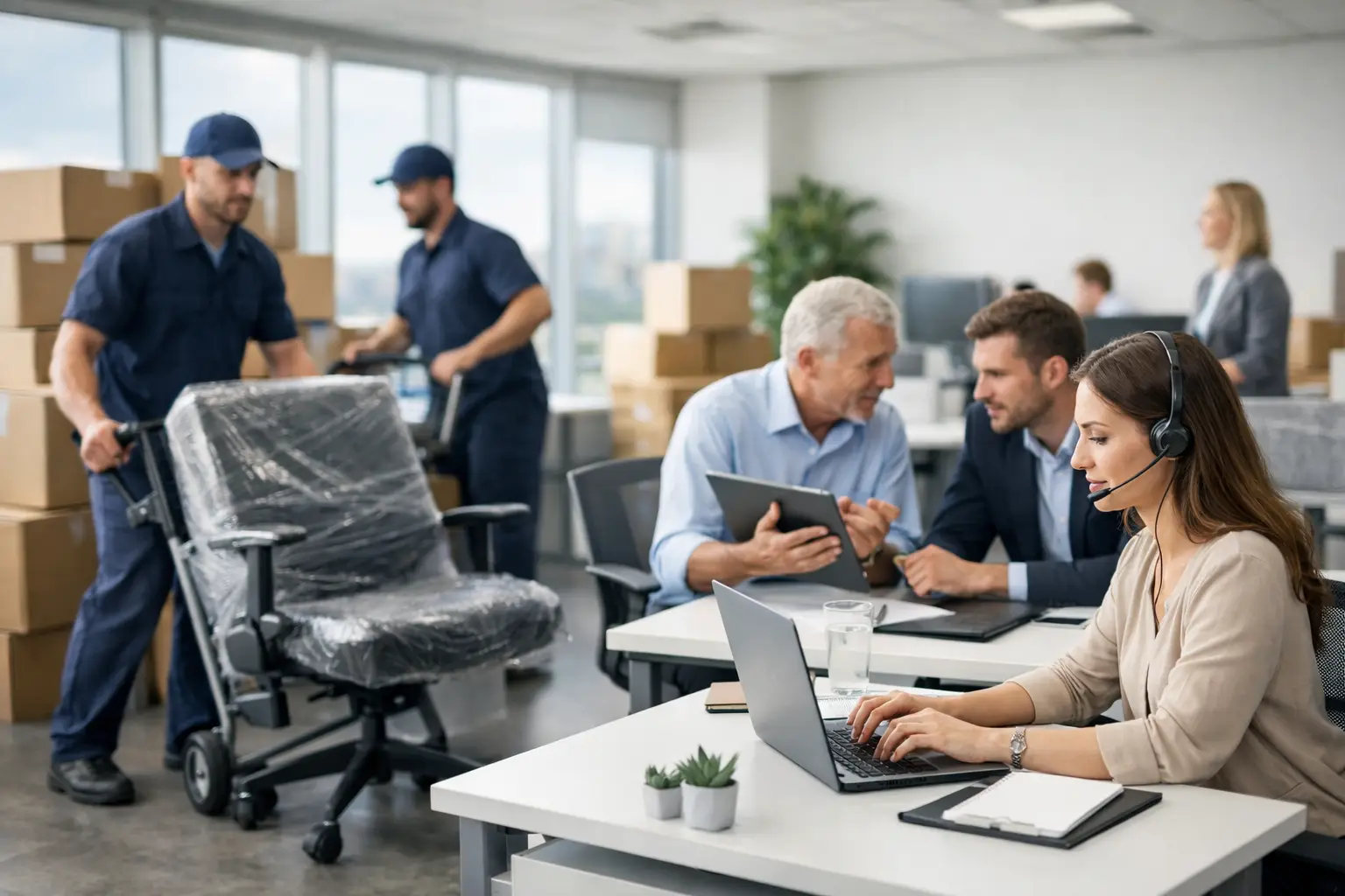 Office Removals Without Lost Working Time