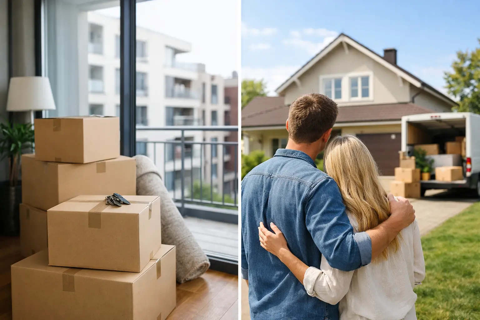 How to Move From Flat to House