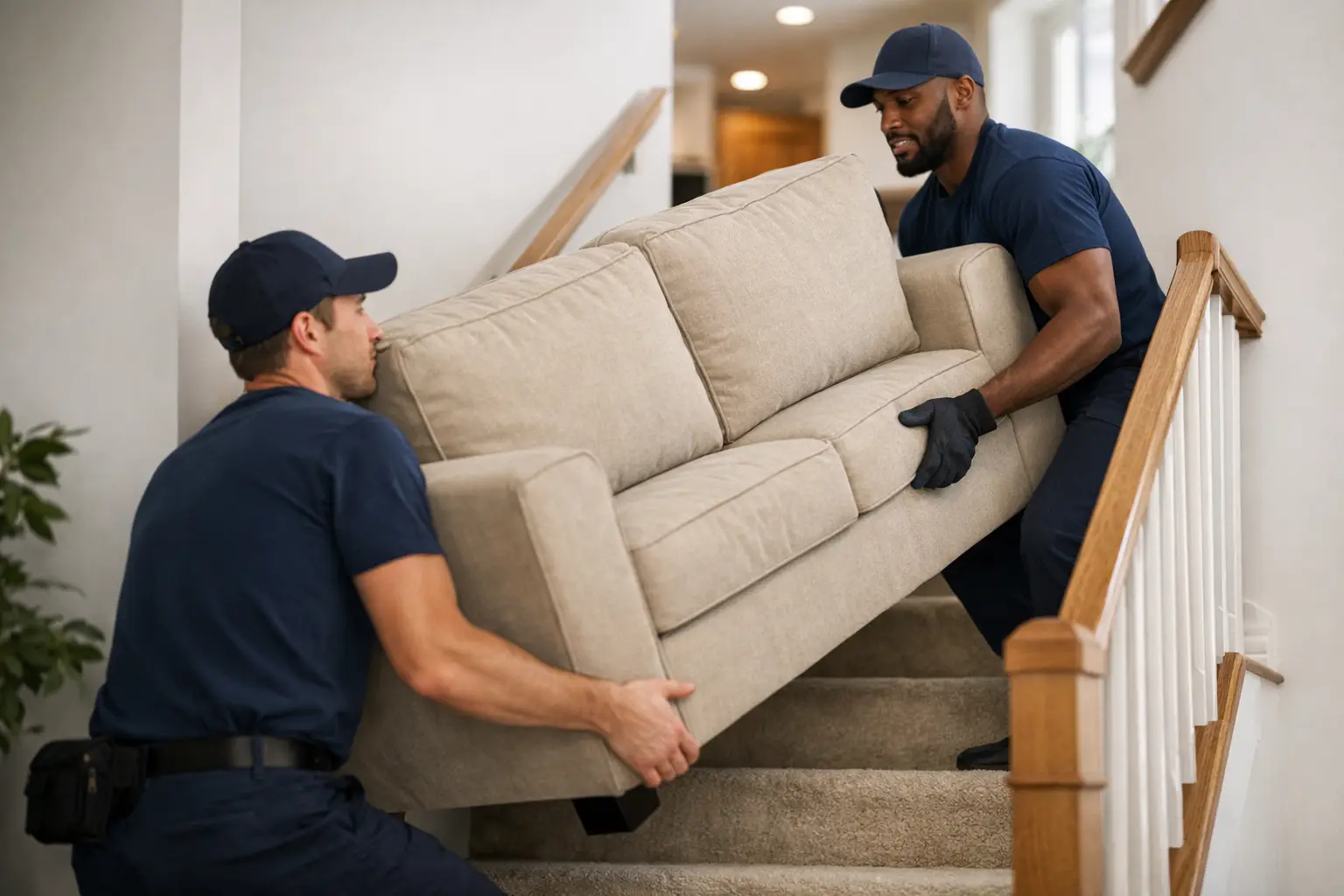 How to Move Heavy Furniture Upstairs Safely