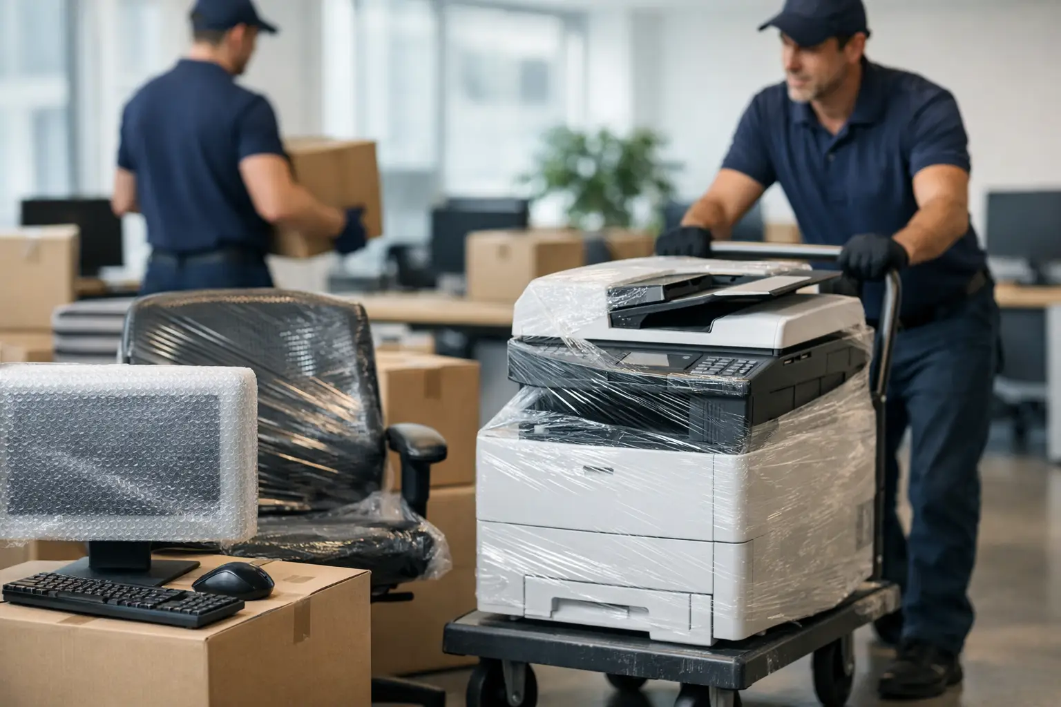How to Move Office Equipment Safely