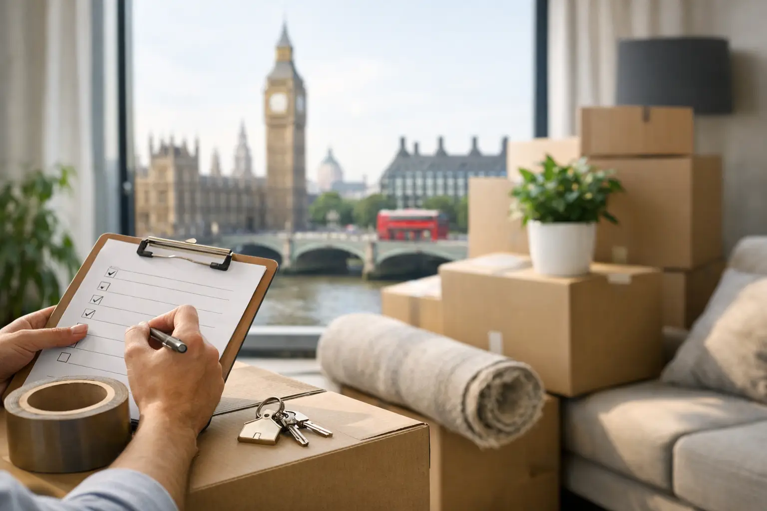 Moving Checklist for London Flat Moves