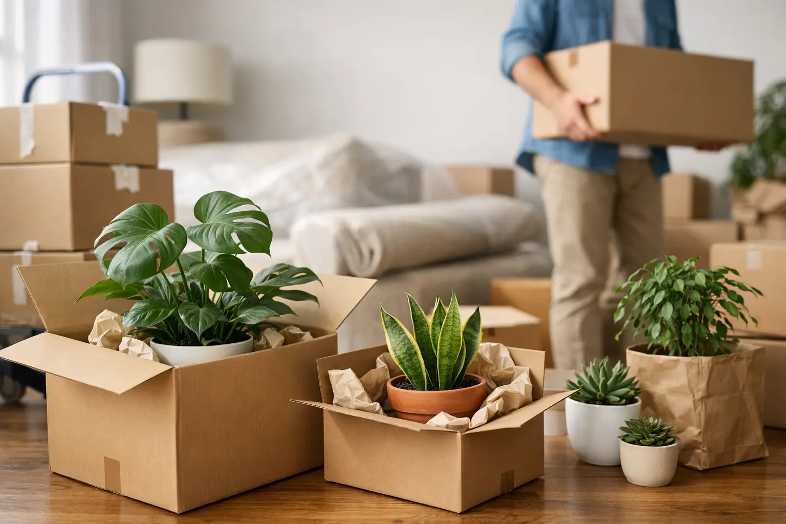 How to Move Plants Safely During a House Move
