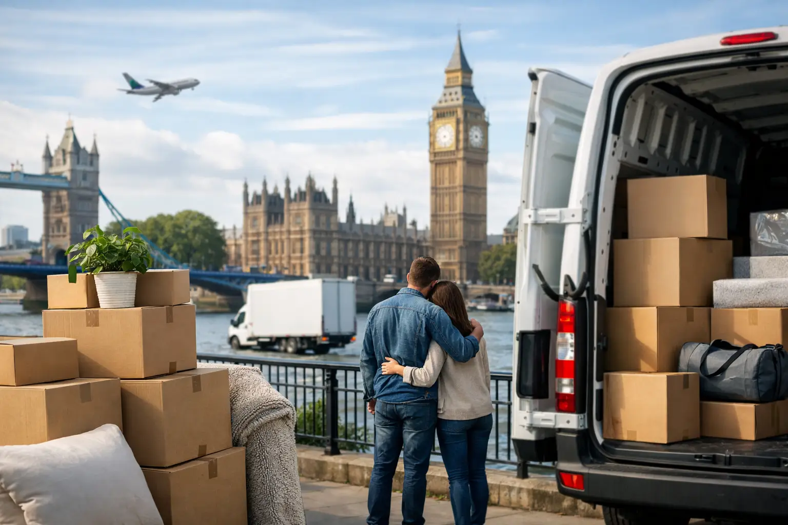 Mudança nacional saindo de Londres made simple