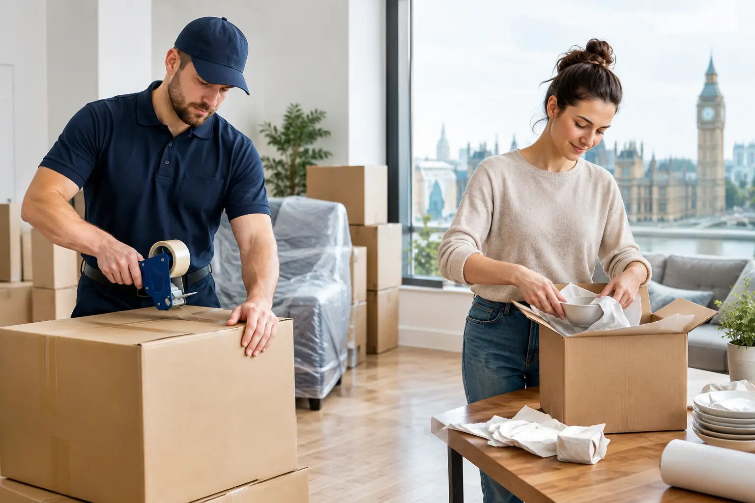 Professional Packing Versus DIY Packing in London